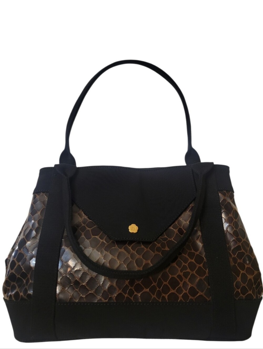 Vintage Eric Javits Satchel Top Handle Bag